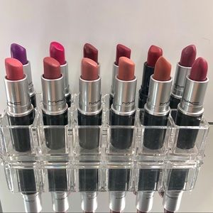 12 Used Mac Cosmetic Lipsticks